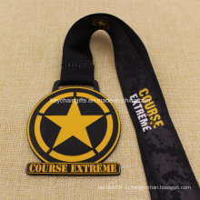 2016 Custom Extreme Чёрная металлическая медаль с краской